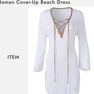 White Cover-Up Beach Dress